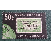 19ХХ  Куба     марка  50  сентаво