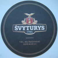 Бирдекель (подставка под пиво) Швитурис (Svyturys). Литва. Цена за 1 шт.