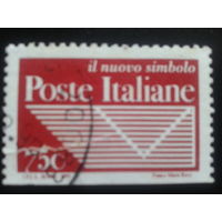 Италия 1995 стандарт из буклета Михель-0,6 евро гаш