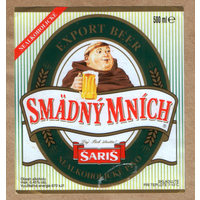 Этикетка пива Smadny Mnich Е422