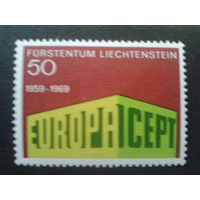 Лихтенштейн 1969 Европа полная