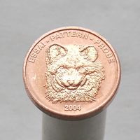 Монетовидный евро жетон 5 ceros 2004