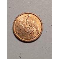 ЮАР 5 центов 2002 года .