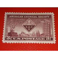 США 1951 Американское химическое общество. Чистая марка