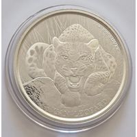 Гана 2017 серебро (1 oz) "Леопард" (первая монета серии)