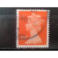 Англия 1988 Королева Елизавета 2  19 пенсов