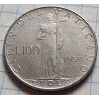 Ватикан 100 лир, 1958      ( 1-9-4 )