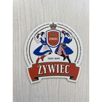 Подставка под пиво Zywiec (Польша), No 7