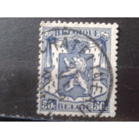 Бельгия 1936 Стандарт, герб  50 сантимов