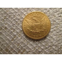 10  долларов  ,   США , 1897  г.