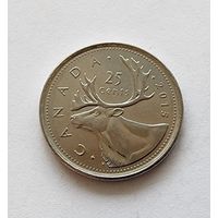 Канада 25 центов, 2015