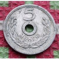 Монголия 5 менге 1959 года