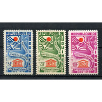 Гвинея - 1966 - ЮНЕСКО - [Mi. 393-395] - полная серия - 3 марки. MNH.