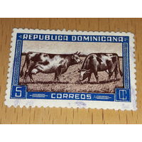 Доминиканская республика. Доминикана 1942 Фауна. Коровы