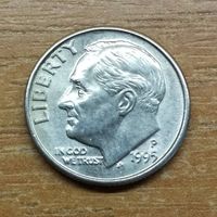 США 10 центов 1995 P  _РАСПРОДАЖА КОЛЛЕКЦИИ