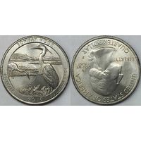 25 центов(квотер) США 2015г P, Национальное убежище дикой природы Бомбай-Хук