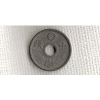 Япония 10 сенов 1944/Хирохито (Сёва) (1926 - 1950)/олова с цинком/Y# 64(dic)