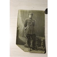 Фото 1930 года, военнослужащий РККА, размер 14*9 см.