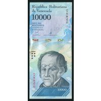 Венесуэла 10000 боливаров 2017 г. P98b. Серия C. UNC