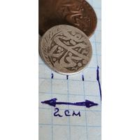 Монета серебро  1 ТЕНЬГА Средняя Азия БУХАРА 19 ВЕК