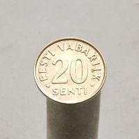 Эстония 20 центов 1992