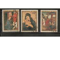 Мали-1974 (Мих.464-466) гаш. , Религия, Рождество, Живопись (полная серия)