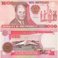 Мозамбик 1000 Метикал 1991 UNC П1-9