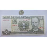 Werty71 Куба 1 песо 2016 UNC Банкнота