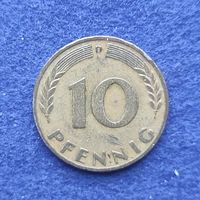 Германия 1950 год 10 пфенингов