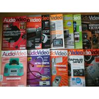Лот - 12 журналов  салон Аudio Video  2004 - 2008 гг