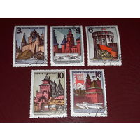 СССР 1971 Архитектурные памятники. Полная серия 5 марок