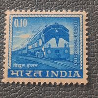 Индия 1965. Электрический локомотив