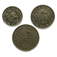 Шри-Ланка набор монет, 1993-1996 (3 штуки)