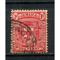 Британские колонии - Ямайка - 1906 - Герб 1P - [Mi.49] - 1 марка. Гашеная.  (LOT EL28)-T10P17