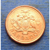 Барбадос 1 цент 2001