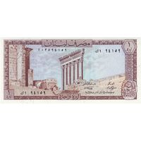 Ливан 1 ливр образца 1980 года UNC p61c