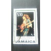 Ямайка 1995  рок музыкант Боб  Маглей