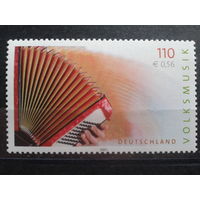 Германия 2001 аккордеон Михель-1,1 евро