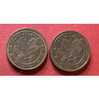 Германия, 2 евроцента - 2010AJ