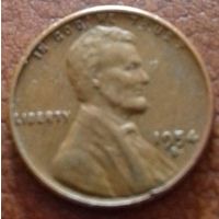 США 1 цент 1954D