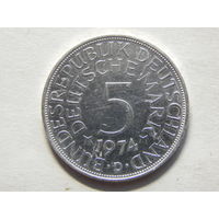 ФРГ 5 марок 1974г.