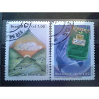 Бразилия 1987 День почты Полная серия