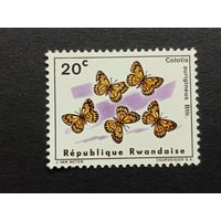 Руанда 1965. Бабочки