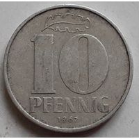 Германия - ГДР 10 пфеннигов, 1967 (14-12-6)