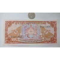 Werty71 Бутан 5 нгултрум 1986 UNC банкнота