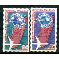 Мадагаскар - 1963г. - Вступление Мадагаскара в ВПС - полная серия, MNH [Mi 507-508] - 2 марки