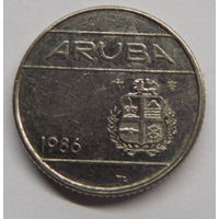 Аруба 10 центов 1986 г