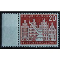 1000 лет Люнебургу, Германия, 1956 год, 1 марка