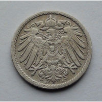 Германия - Германская империя 5 пфеннигов. 1907. A