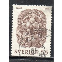 Швеция. Mi:SE 647. Голова льва (резьба). Серия: День памяти военного корабля Васа.1969